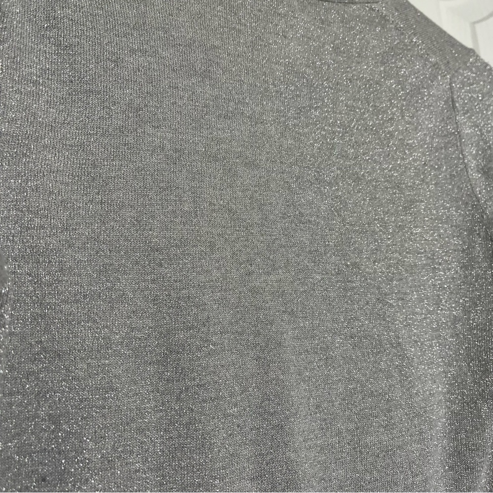 Banana Republic Silver Metallic Cardigan (Box B) - Picture 5 of 6